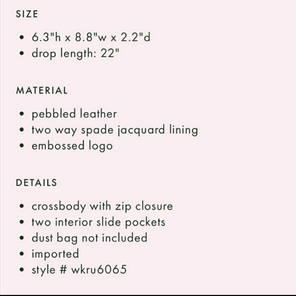 Kate Spade Camera Bag Sienne Logo - Picture 8 of 8